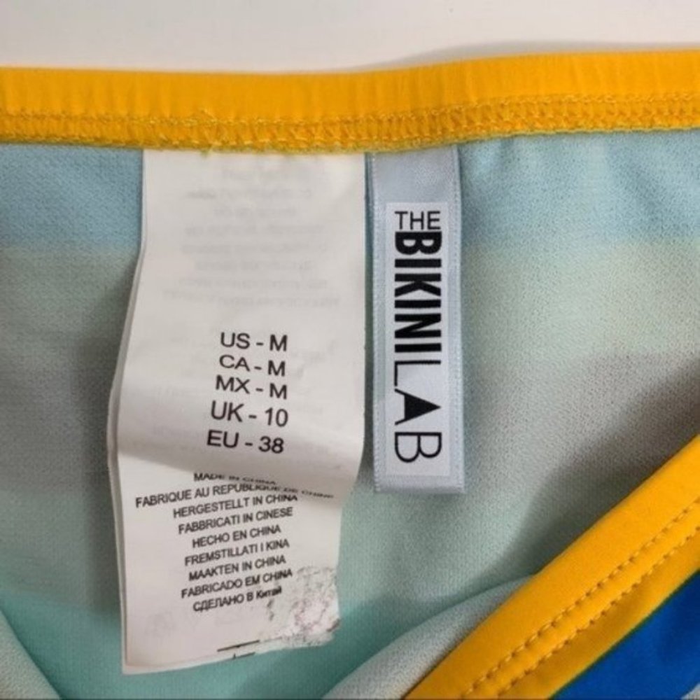 The Bikini Lab Multi Color Stripes Bikini Bottom - Picture 3 of 3